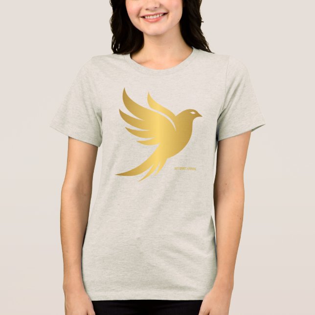 Camiseta Meu Animal Espiritual - Pombo (Frente)