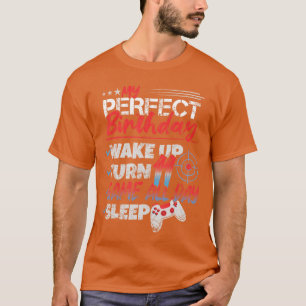 Camiseta Meu Aniversário Perfeito de 11 Anos Menino Menina 