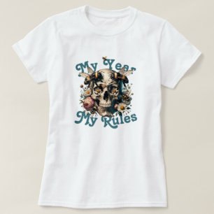 Camiseta Meu Ano Meu Regimento Mulher do Power Xmas Ano Per