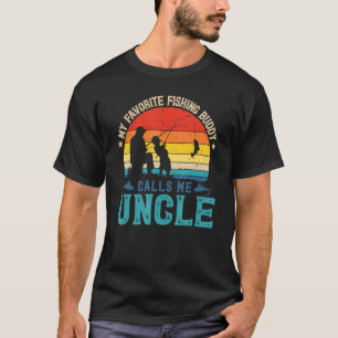 Camiseta Meu Apelido Favorito de Pesca dos Homens Tio Pesca
