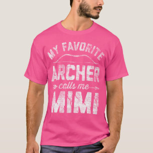 Camiseta Meu Arqueiro Favorito Me Chama De Mimi Archery Mad