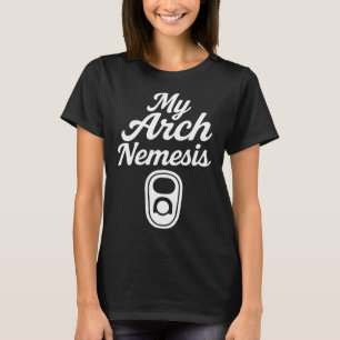 Camiseta Meu Arquinimigo Design Divertido de Caçador de Tes