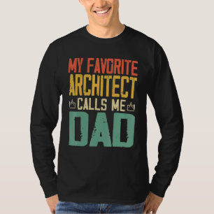 Camiseta Meu Arquiteto Favorito Me Chama De Retrô De Vintag