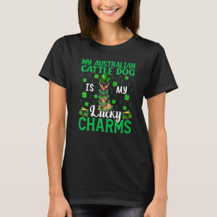 Camiseta Meu Australian Cattle Dog É Meu Sorte Charms St Pa