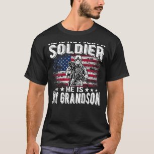 Camiseta Meu Avô É Um Soldado - Exército Patriótico Gr