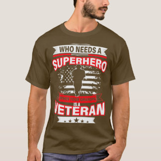 Camiseta Meu Avô É Veterano Feliz 4 De Julho