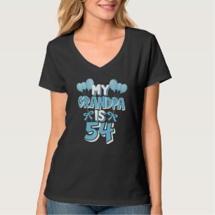 Camiseta Meu Avô Tem 54 Anos Avô 54 Anos Aniversário