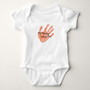 Camiseta "Meu baby-sitter ama-me" - laranja