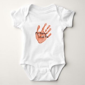 Camiseta "Meu baby-sitter ama-me" - laranja