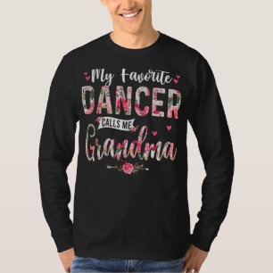 Camiseta Meu bailarino favorito me chama de vovó.