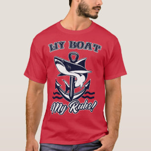 Camiseta Meu Barco Meu Regimento Ancora Capitão