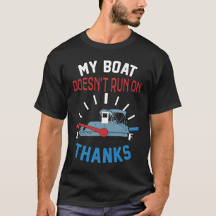 Camiseta Meu Barco Não Funciona com Obrigado Capitão Barque