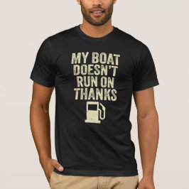 Camiseta Meu barco não funciona em Obrigados