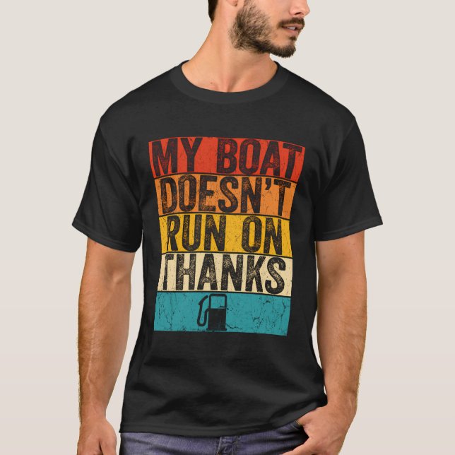 Camiseta Meu Barco Não Funciona Em Obrigados (Frente)