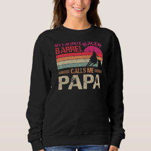 Camiseta Meu Barrel Racer Favorito Me Chama De Papá Vintage