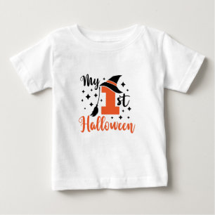 Camiseta Meu Bebê Bonito De Halloween De 1rua