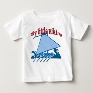 Camiseta Meu bebê pequeno T de Viking