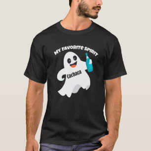 Camiseta Meu Bebendo de Halloween de Espírito Favorito Cach