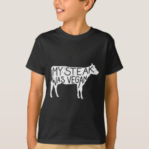 Camiseta Meu Bife Era Vegan - Engraçado Vapor Anti-Vegan