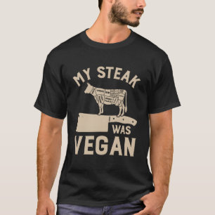 Camiseta Meu Bife Era Vegano