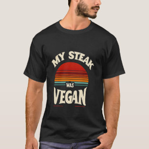 Camiseta Meu Bife Era Vegano ------
