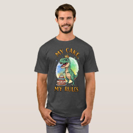Camiseta Meu Bolo, Minhas Regras, Dino Boss