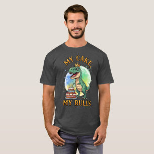 Camiseta Meu Bolo, Minhas Regras, Dino Boss