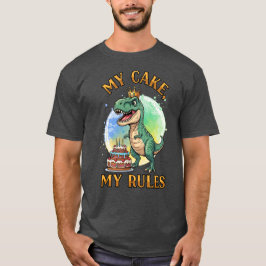 Camiseta Meu Bolo, Minhas Regras, Dino Boss