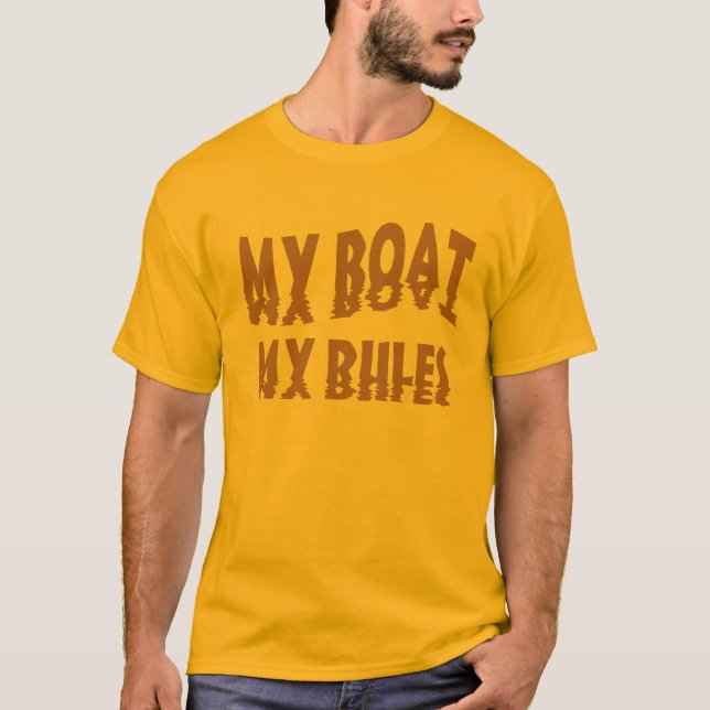 Camiseta Meu Bote Minhas Regras (Frente)