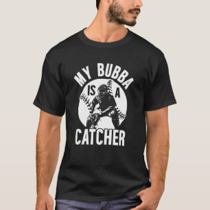 Camiseta Meu Bubba é um Irmão Apanhador de Beisebol do Base