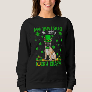 Camiseta Meu Buldogue É Minha Sortuda Rua De Bulldog Patric