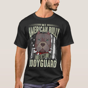 Camiseta Meu Bully Americano É Minha Citação Pitbull Do Gua