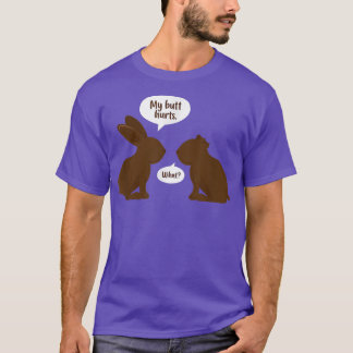 Camiseta Meu Bumbum Magoa O Que Bunny Rabbit Proprietário E
