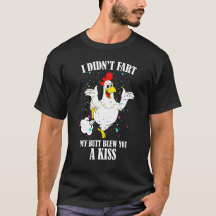 Camiseta Meu Bumbum Te Traiu Um Galinha Beija