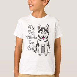 Camiseta Meu Cachorro Acha Que Eu Sou Legal Design de Cacho