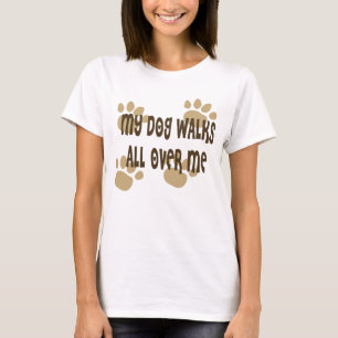 Camiseta Meu Cachorro Caminha Por Mim