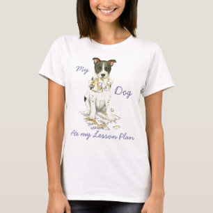 Camiseta Meu Cachorro Canaan Comeu Meu Plano De Lição