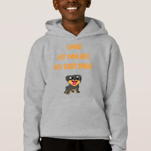 Camiseta meu cachorro comeu meu melhor slogan de prato