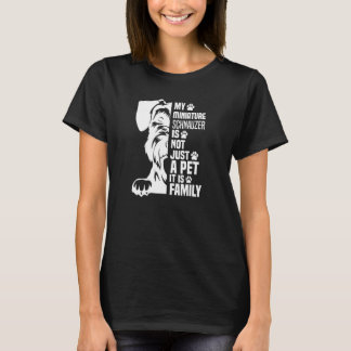 Camiseta Meu Cachorro De Miniatura Schnauzer Não É Apenas U