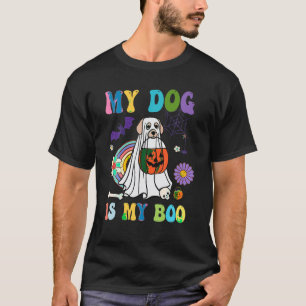 Camiseta Meu Cachorro É Boo, Dono De Cachorro Engraçado Boo