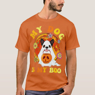 Camiseta Meu Cachorro É Boo, Dono De Cachorro Engraçado Boo