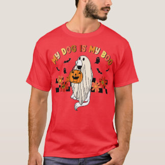 Camiseta Meu Cachorro É Boo, Dono De Cachorro Engraçado Boo