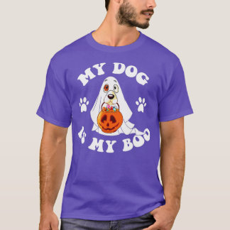 Camiseta Meu Cachorro É Boo, Dono De Cachorro Engraçado Boo