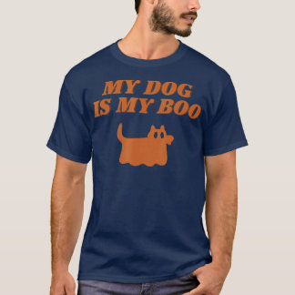 Camiseta Meu Cachorro É Boo, Dono De Cachorro Engraçado Boo