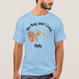 Camiseta Meu Cachorro e Eu Adoramos Rally Beardie
