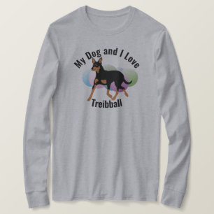 Camiseta Meu Cachorro e eu amamos Treibball Kelpie