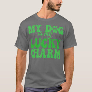 Camiseta meu cachorro é meu amuleto da sorte