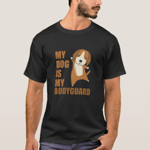 Camiseta Meu Cachorro É Meu Cachorro De Guarda-De-Obra