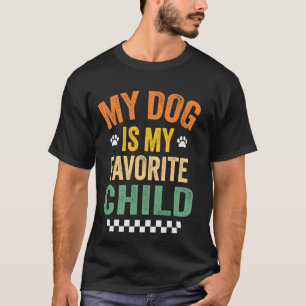 Camiseta Meu Cachorro É Meu Filho Favorito Amantes de Cacho