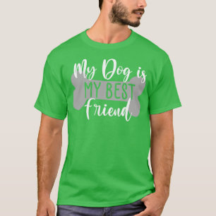 Camiseta Meu Cachorro É Meu Melhor Amigo Engraçado Cachorro